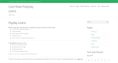 Desktop Screenshot of cashmate.net