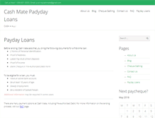 Tablet Screenshot of cashmate.net